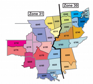 zone map