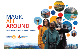 Rotary Convention 2025 Calgary postcard